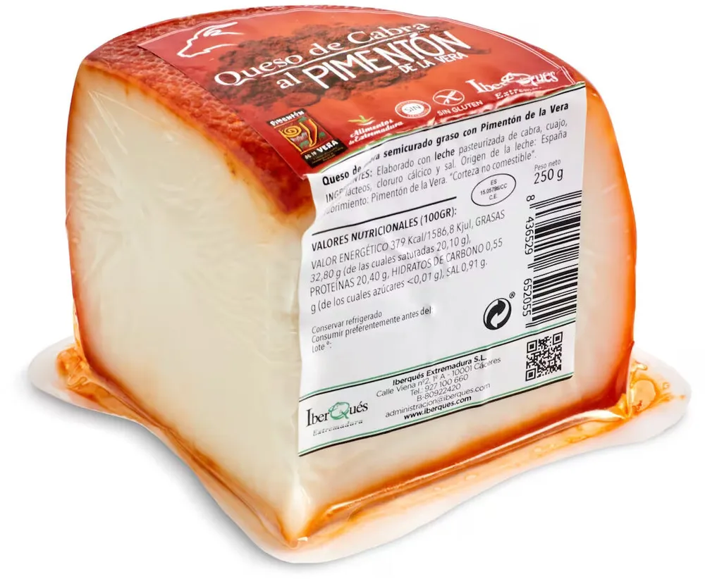 Queso de cabra al pimentón de la vera