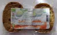 Hamburguesas de puerros al curry