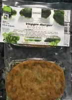 Veggie burger brocoli