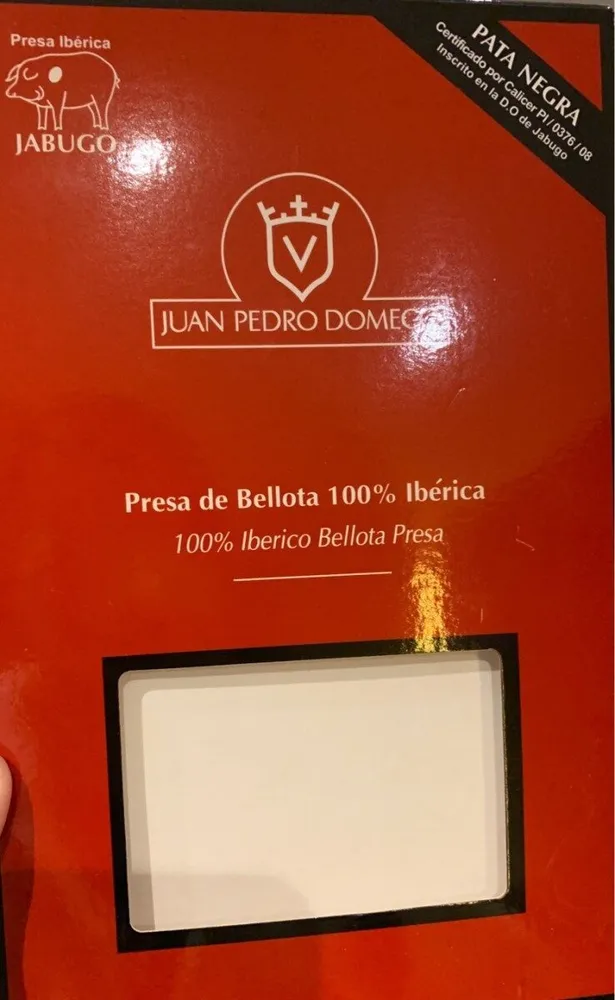 Presa de bellota 100% Iberica