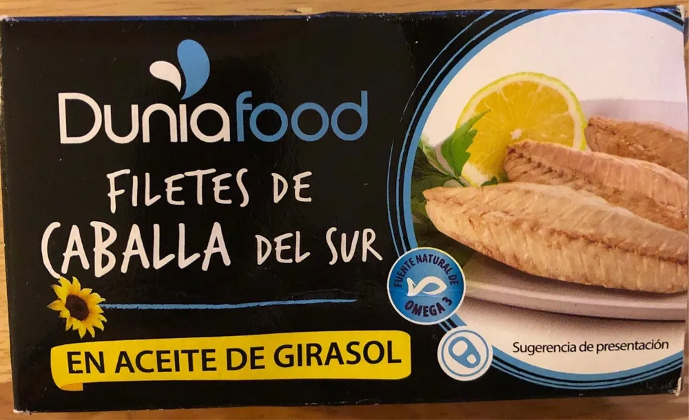 Filetes de caballa del sur