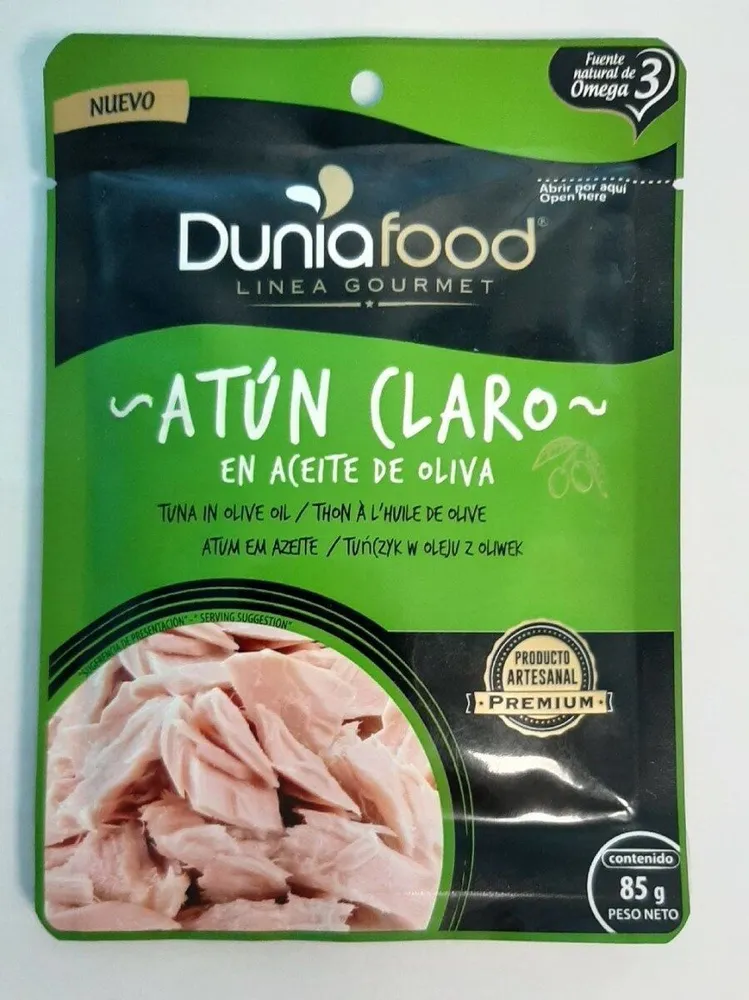 Atun claro en aceite de oliva bolsa 85 gr