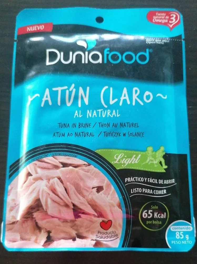 Atún claro al natural bolsa 85 gr