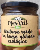 Aceituna verde sin hueso aliñada ecológica