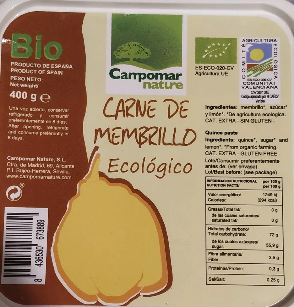 Membrillo Ecológico