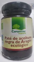 Paté de aceituna negra de Aragón ecológico
