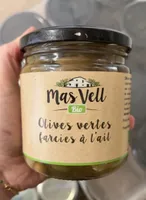 Olive vertr a l’ail