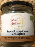 Pepinillos agridulces ecológicos