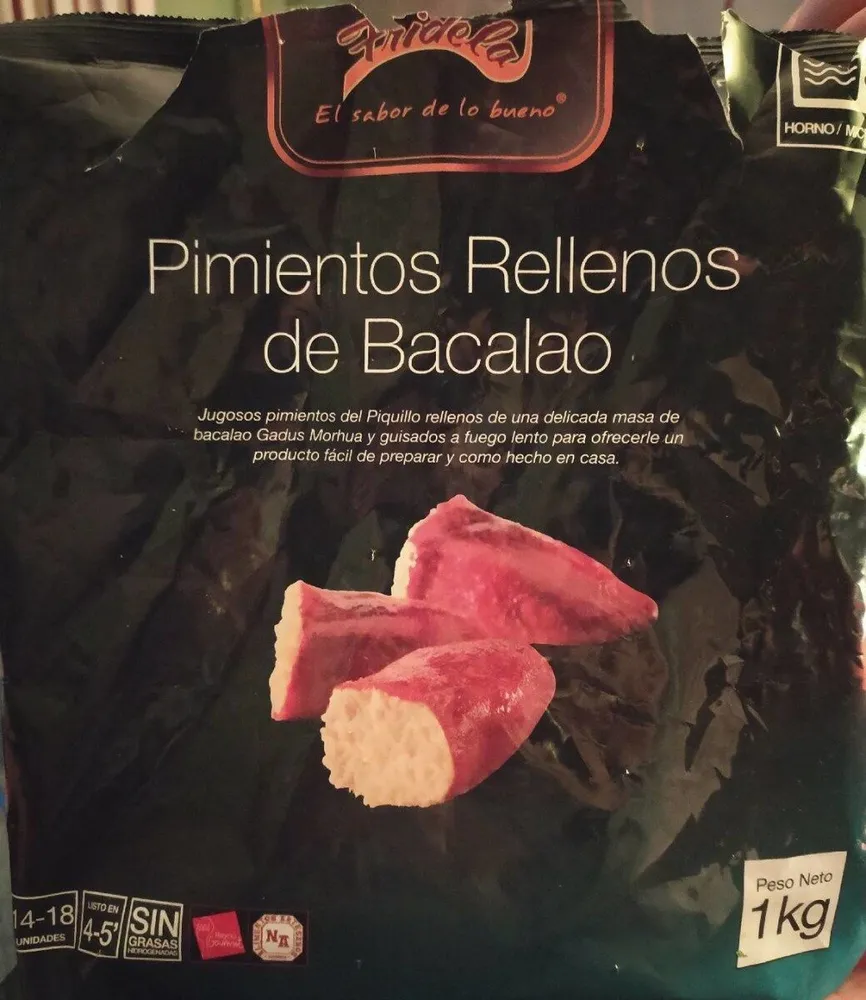Pimientos Rellenos de Bacalao