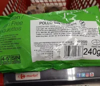Croqueta pollo sin gluten
