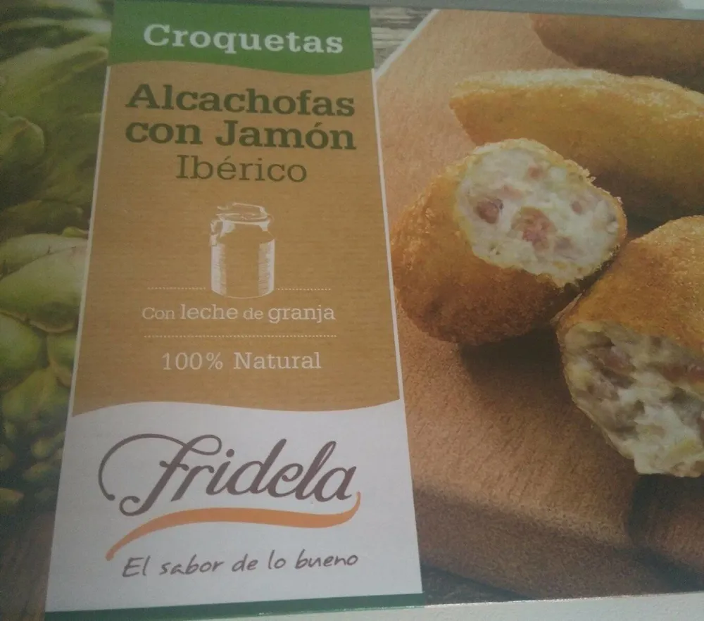 Croquetas de alcachofas con jamón ibérico