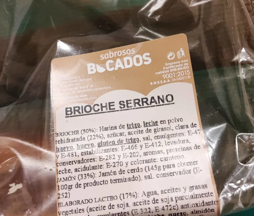 Brioche serrano