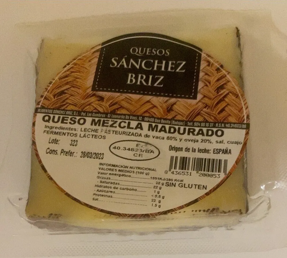 Queso mezcla madurado