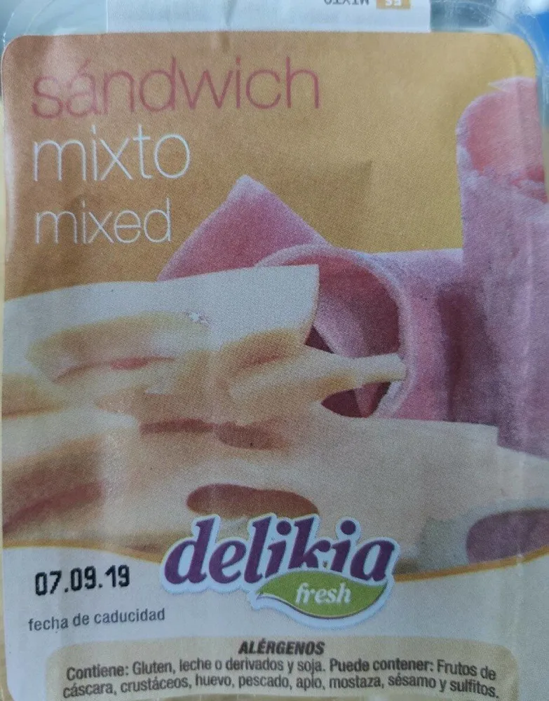 Sandwich mixto mixed