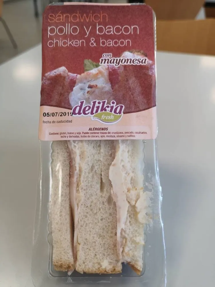 Sandwich Polo y bacon