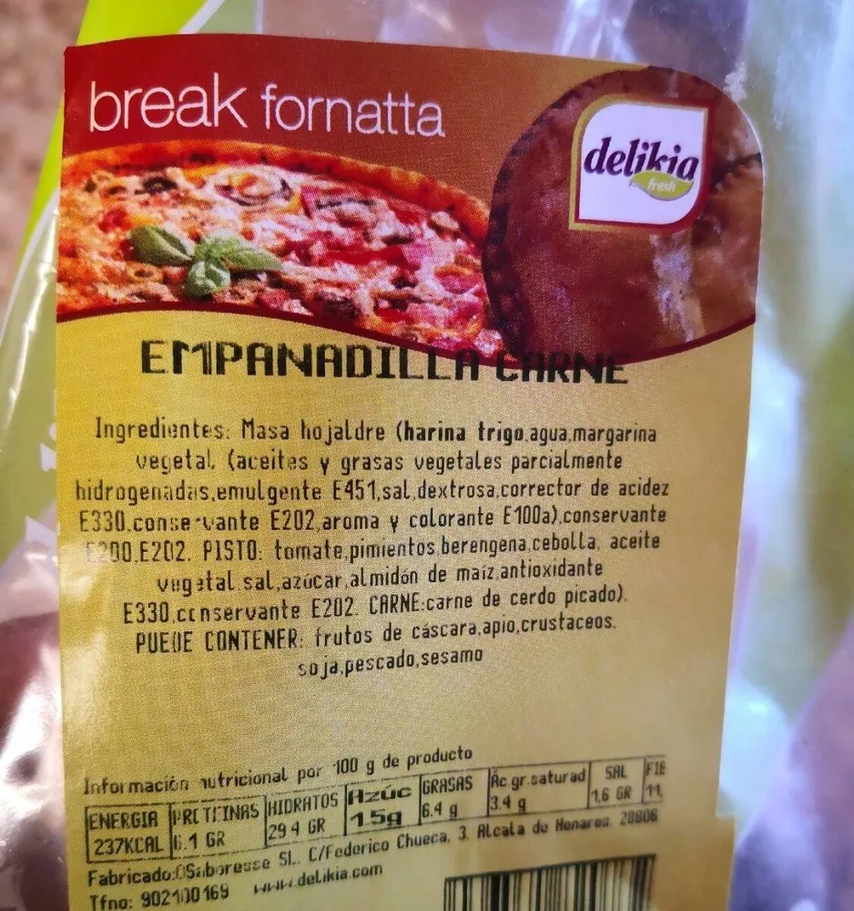 Empanadilla carne