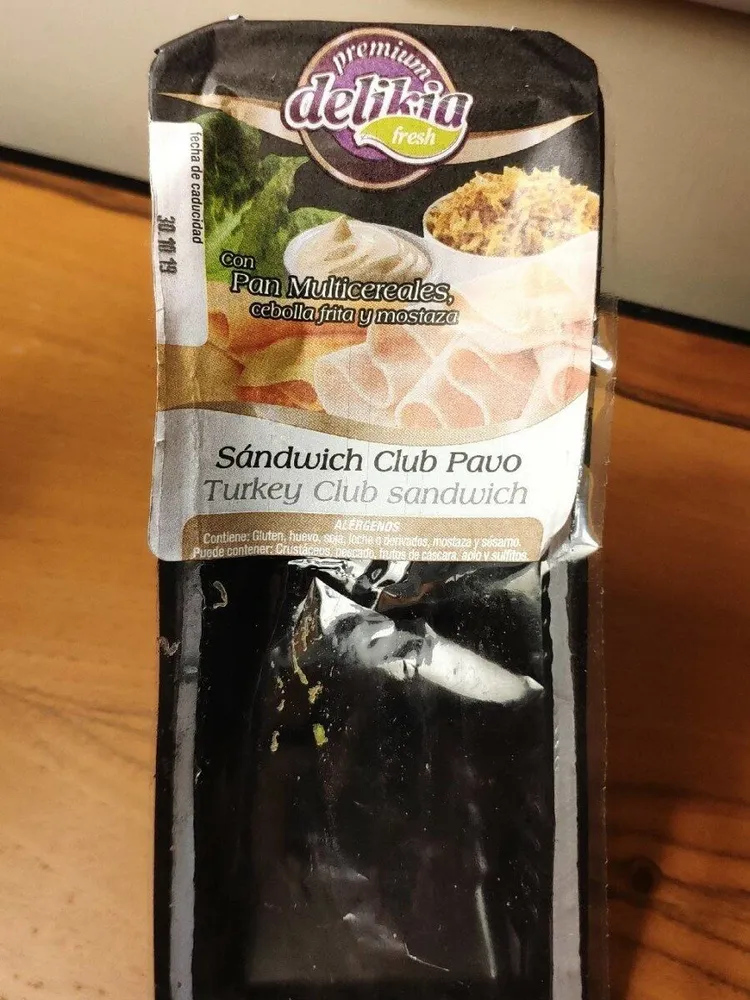 Sandwich club pavo