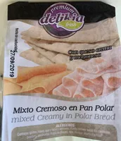 Mixto cremoso en pan polar