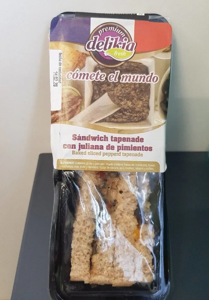 Sándwich tapenade
