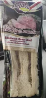 Sandwich Roast beef con queso ahumado