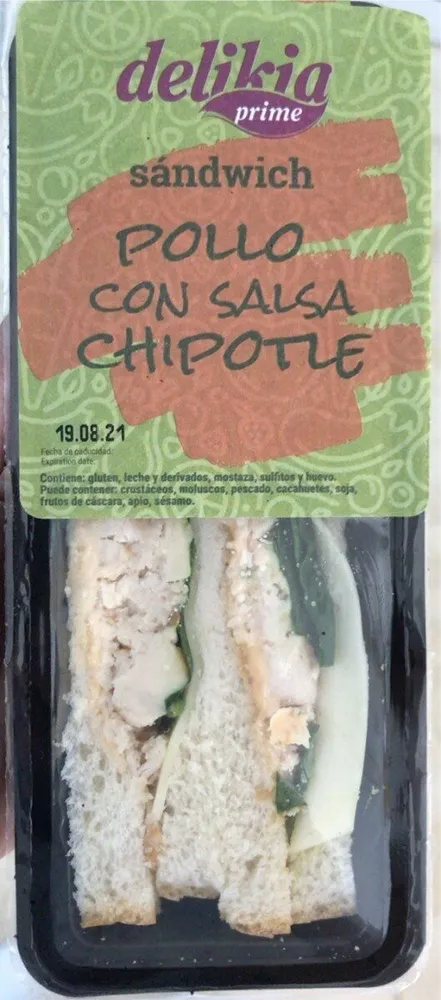 Sandwich Pollo con Salsa chipotle