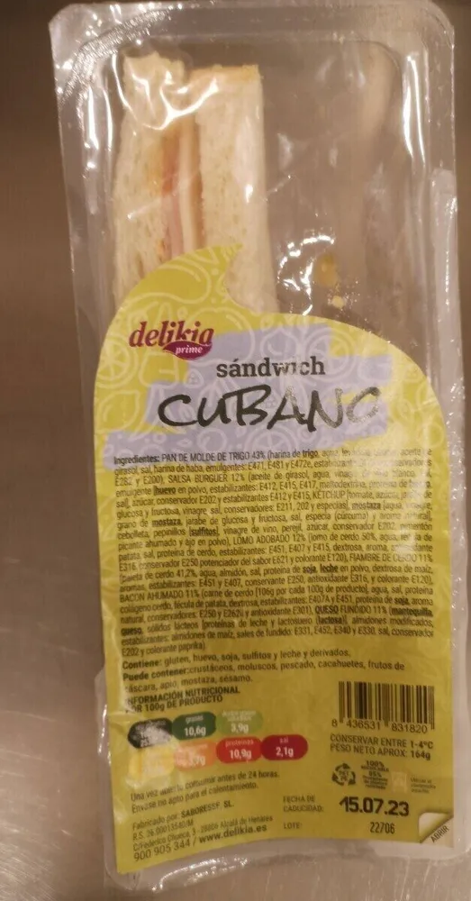 Sanwich cubano