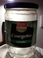 Courgettes au basilic