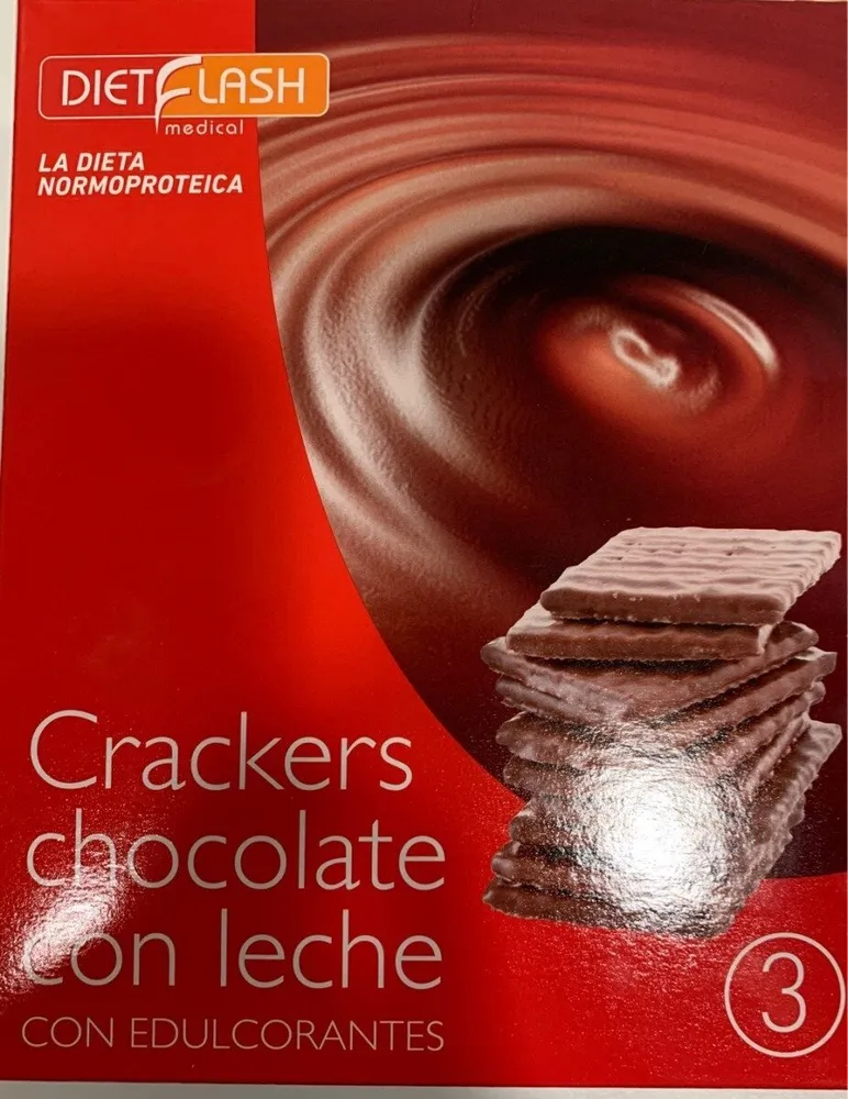 Crackers de chocolate con leche