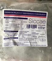 Gambon pelado y desvenado congelado