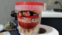 Corteza cerdo sabor barbacoa