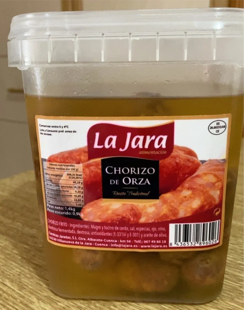 Chorizo de orza
