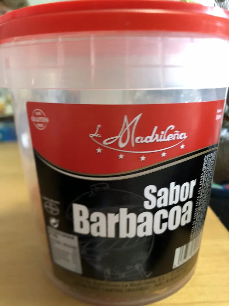 Tiritas de jamón a la barbacoa