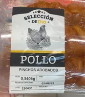 Pinchos adobados pollo