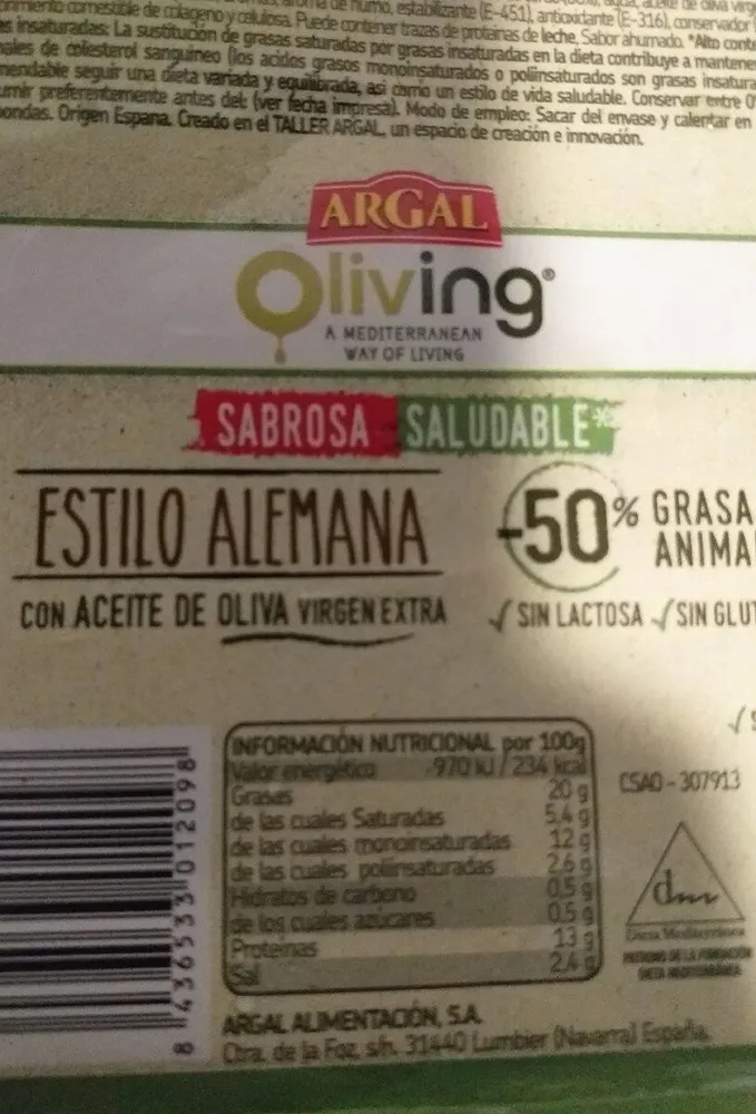 Salchicha estilo alemana