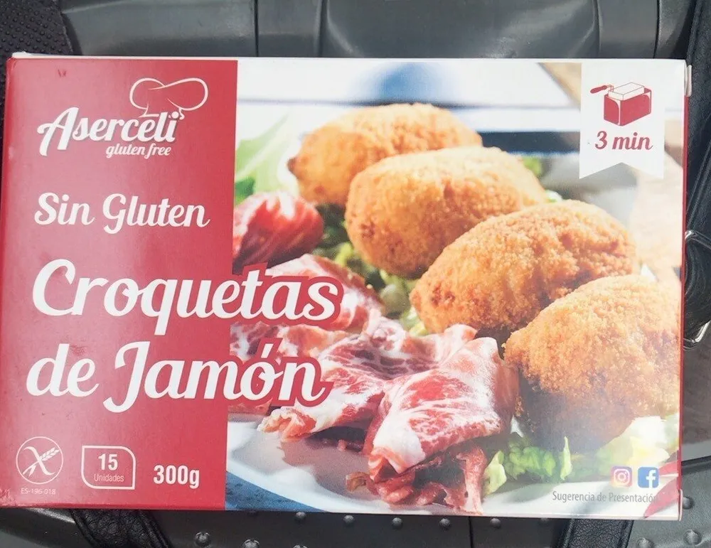 Croquetas de jamón sin gluten