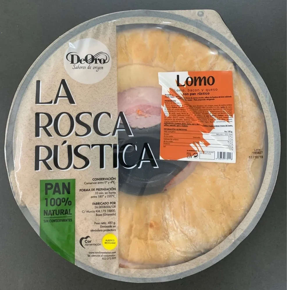 La rosca rústica de lomo