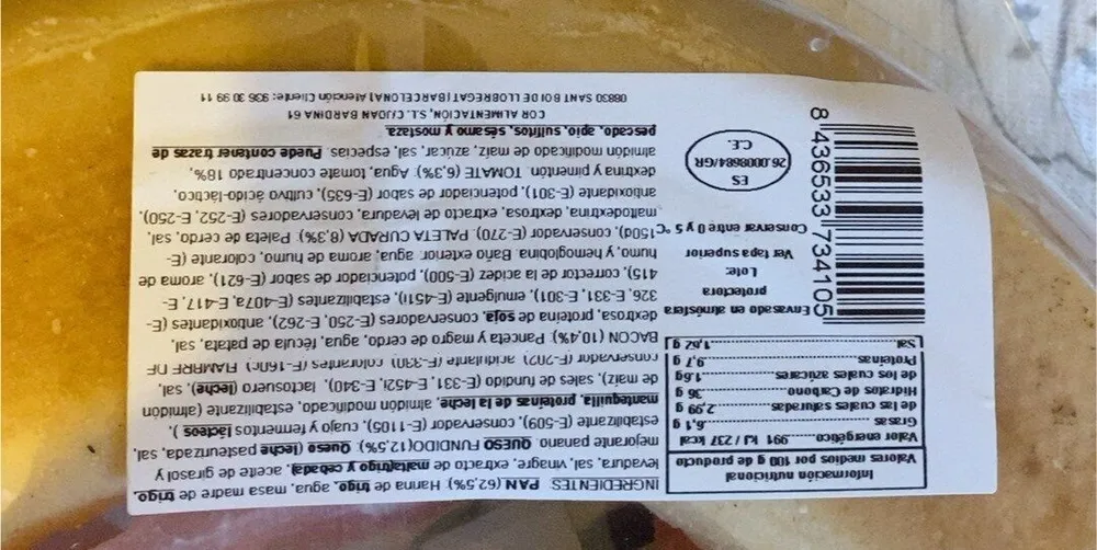 La rosca serrana con paleta curada