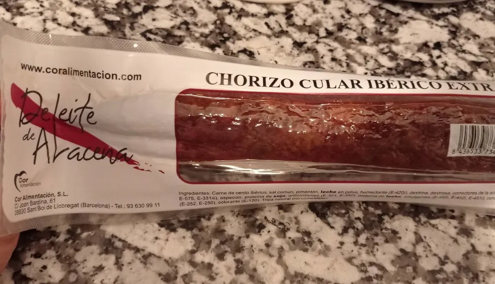 Chorizo cular ibérico extra