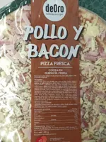 Pizza pollo y bacon