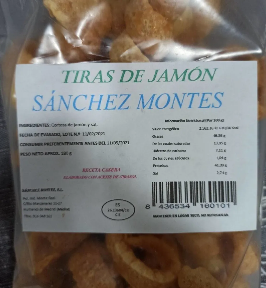 Tiras de jamón