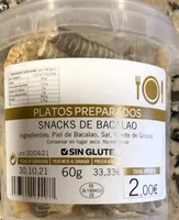 Snacks de bacalao