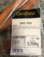 Chorizo fresco