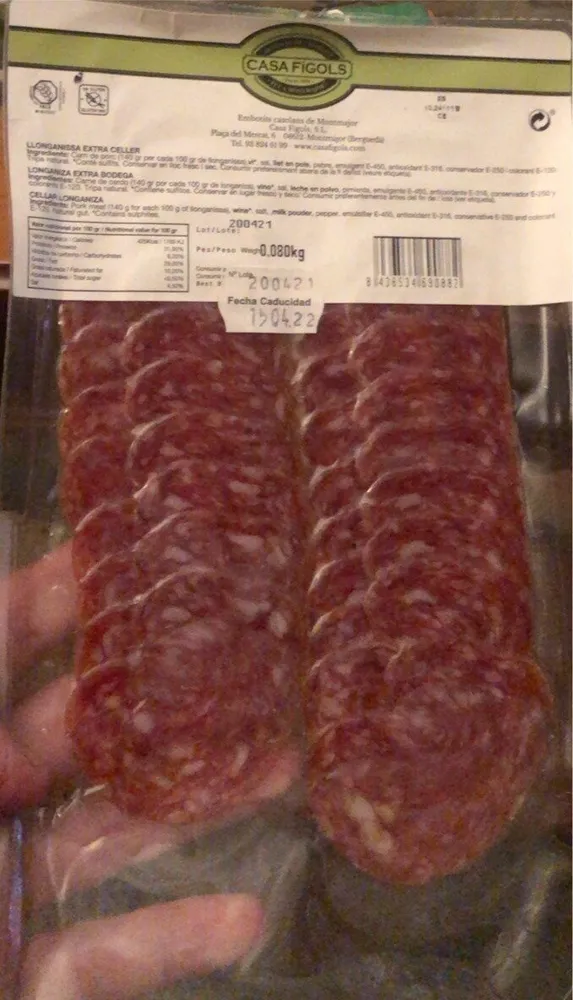 Longaniza extra bodega