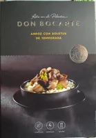 Arroz con boletus de temporada