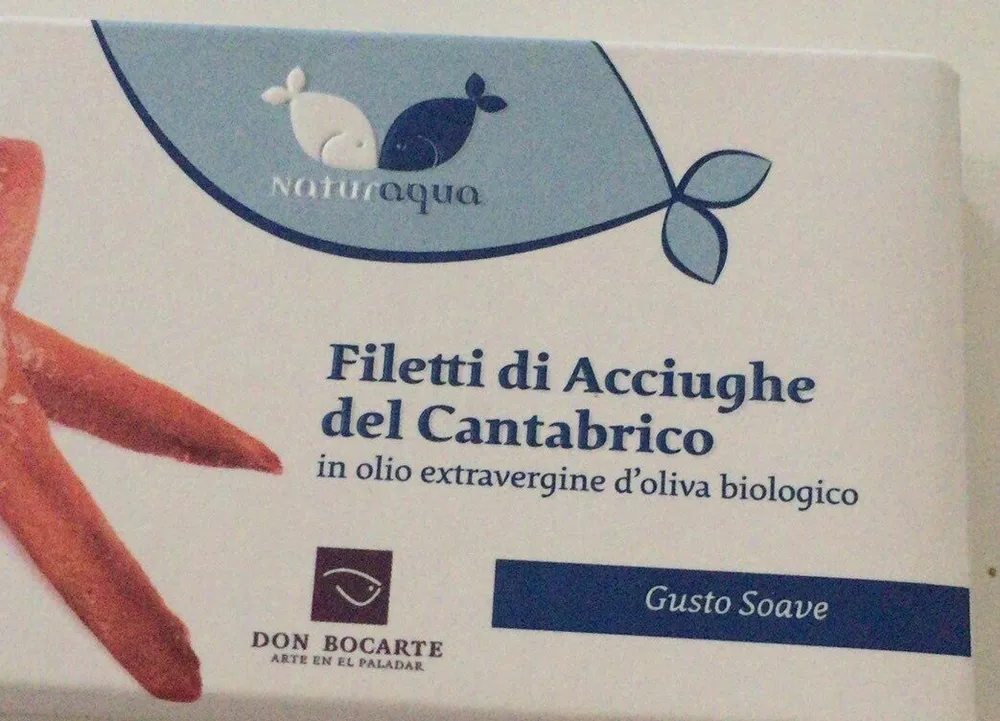 Filetti di acciughe del Cantabrico