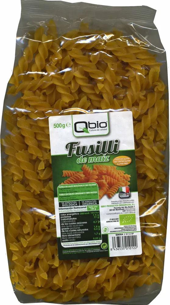 Fusilli de maíz