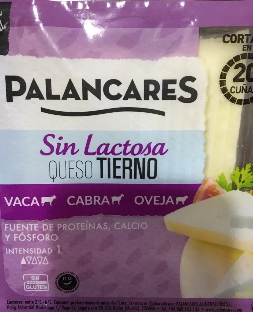 Queso tierno sin lactosa