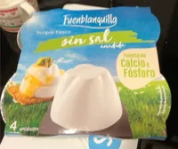 Queso blanco bajo en sal Fuenblanquilla