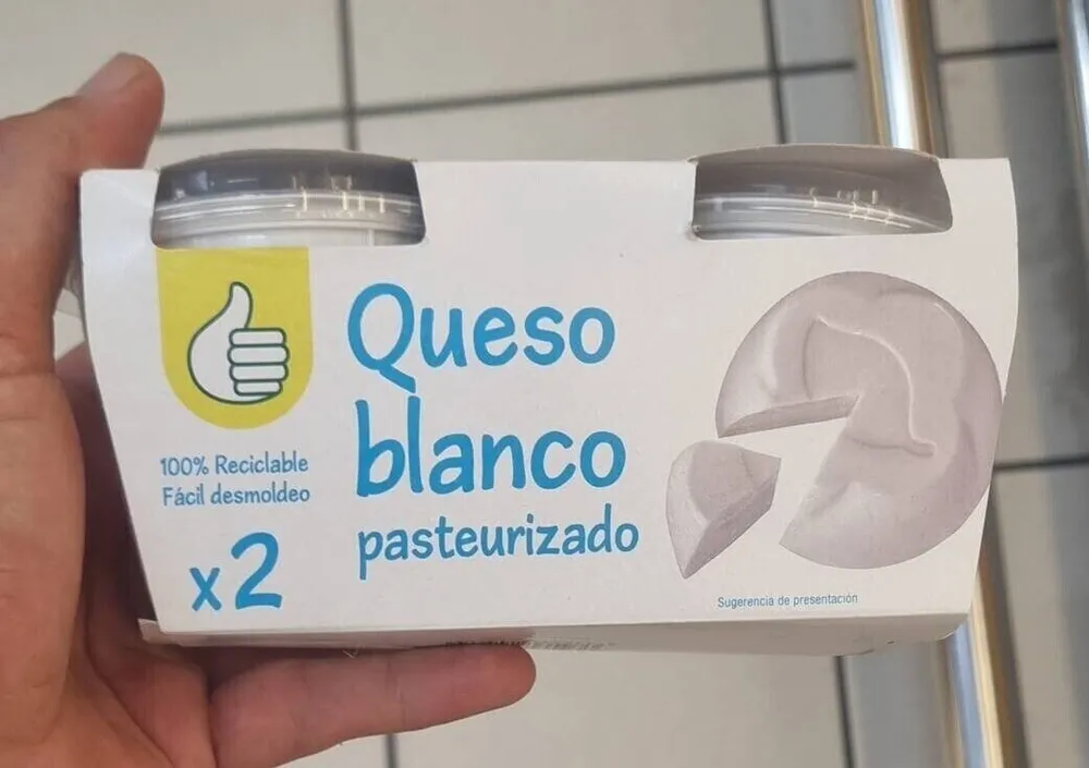 Queso blanco pasteurizado