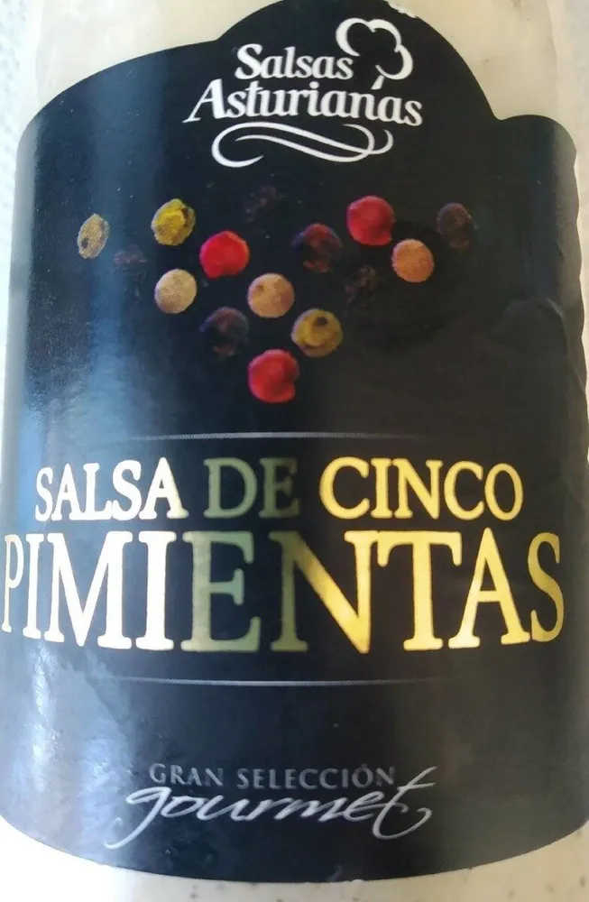 Salsa de cinco pimientas